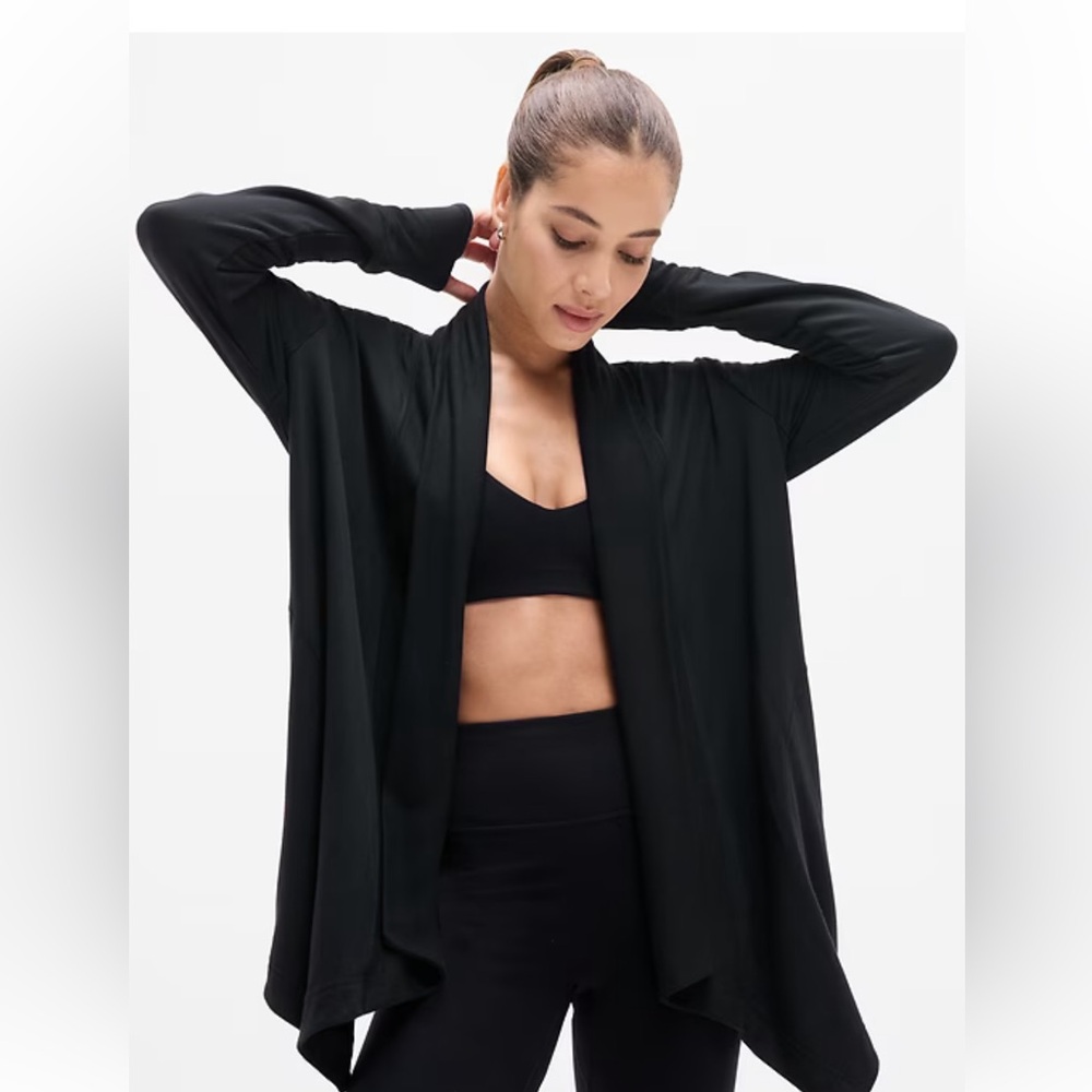 Athleta Pranayama Restore Wrap open cardigan